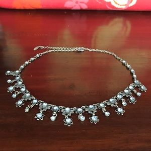 Elegant Gem Stone Choker Necklace